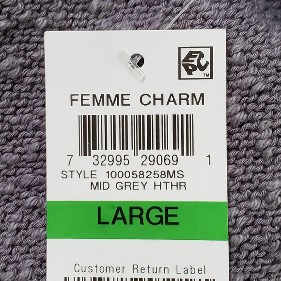 Style & Co Gray Knubby Knit Textured Pullover Sweater NEW NWT Size L - Picture 11 of 11